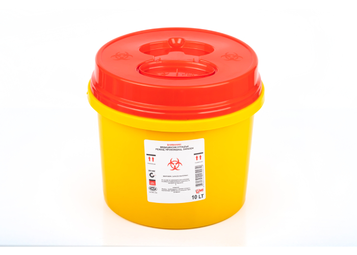 Tıbbi Atık Kovası 10 LT